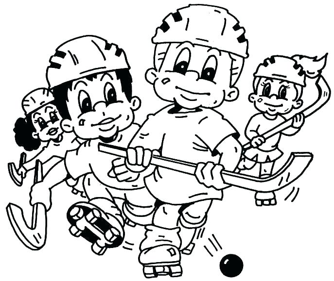 687x579 Hockey Coloring Pages Comics Hockey Coloring Page Outstanding