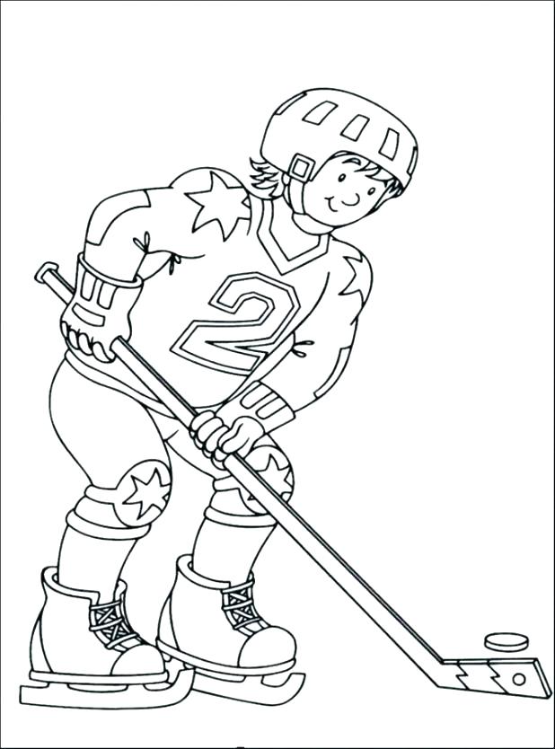 618x834 Hockey Goalie Coloring Pages