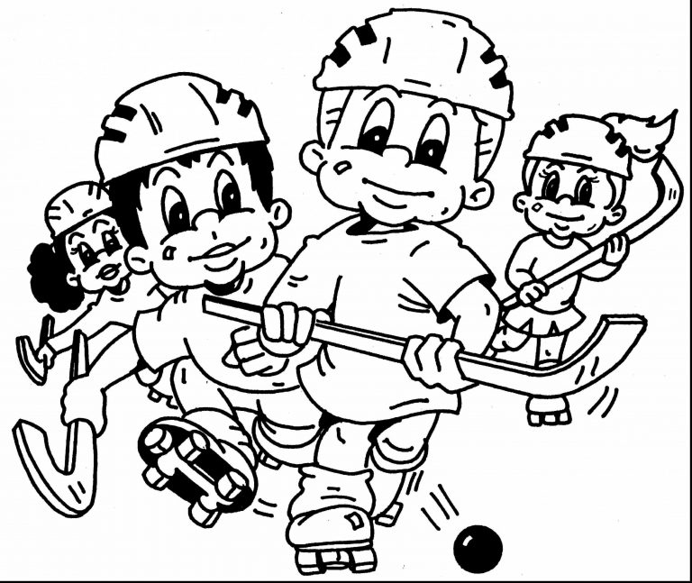 768x647 Hockey Rink Coloring Pages Best Of Outstanding Printable