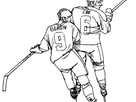 440x330 Ice Rink Coloring Pages Hockey Underdog New Free Download Pag