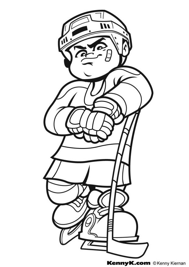 620x875 Hockey Sports Coloring Pages