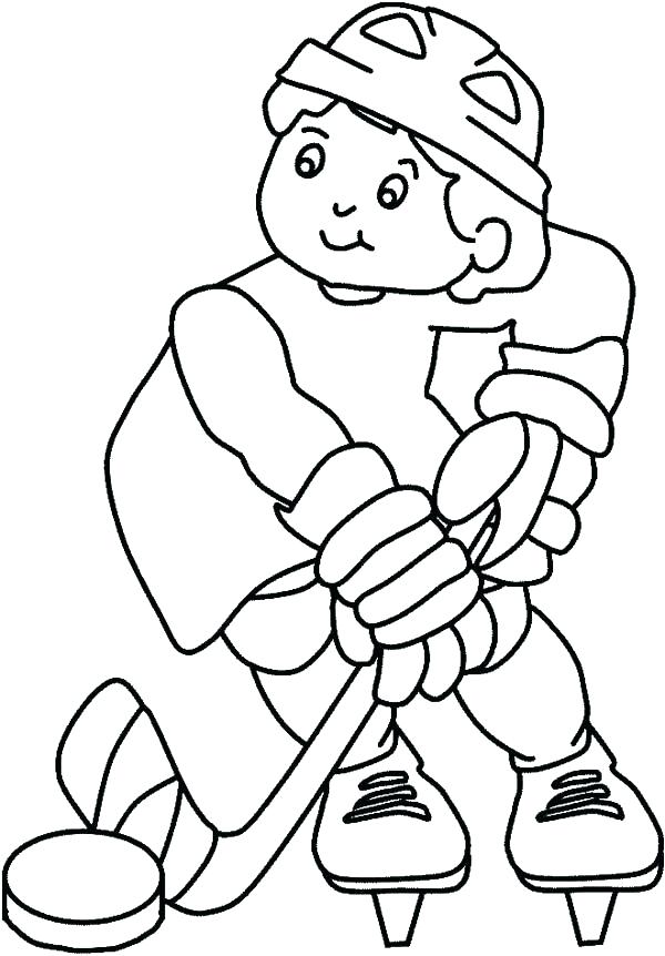 600x862 Hockey Coloring Pages Hockey Stick Coloring Pages Free