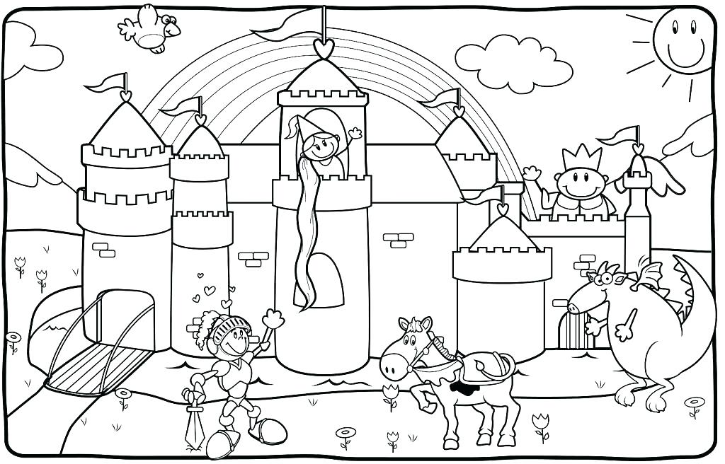 1024x656 Coloring Pages Castle Castle Free Coloring Page Activities
