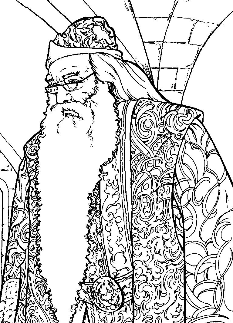 768x1067 Harry Potter Coloring Page