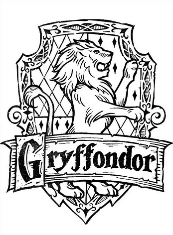 347x472 Gryffondor Coloring Page Harry Potter Coloring Book
