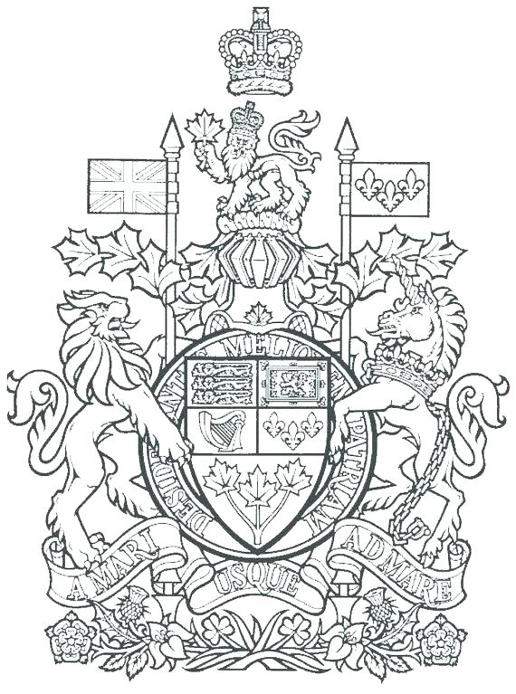 570x767 Hogwarts Crest Coloring Page Coat Of Arms Ng Pages Free King Ng