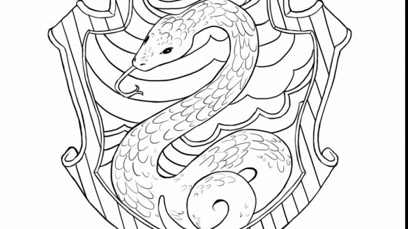 585x329 Hogwarts Crest Coloring Page Stunning Girl Singing Pages