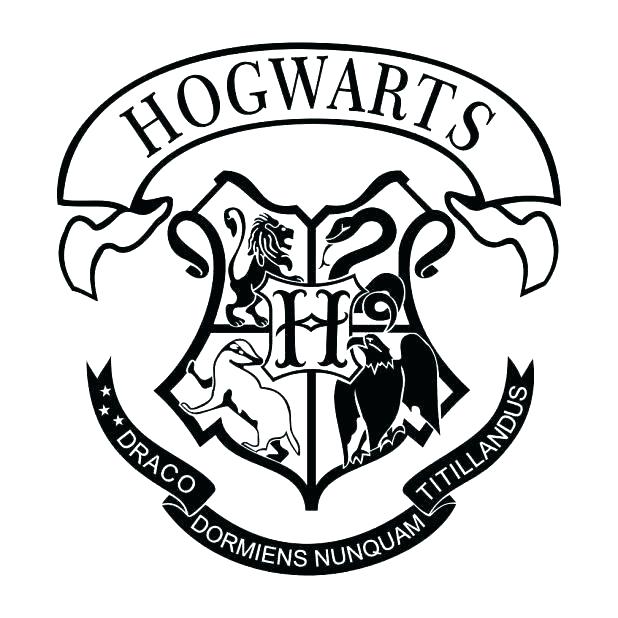 618x618 Hogwarts House Crests Crest Coloring Page Harry Potter Printable