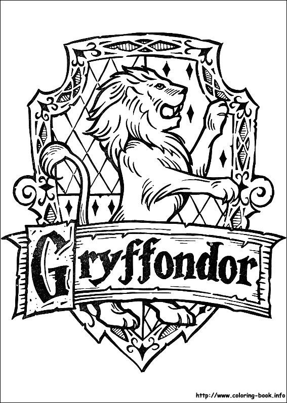 567x794 Harry Potter Coloring Picture