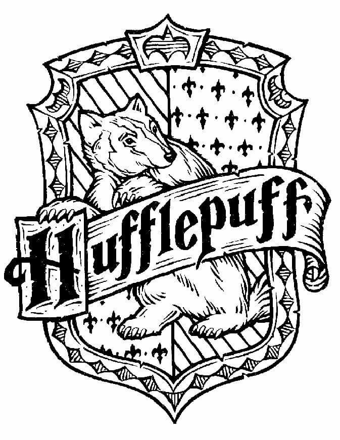 673x871 Hogwarts House Coloring Pages Hufflepuff House Coloring Pages