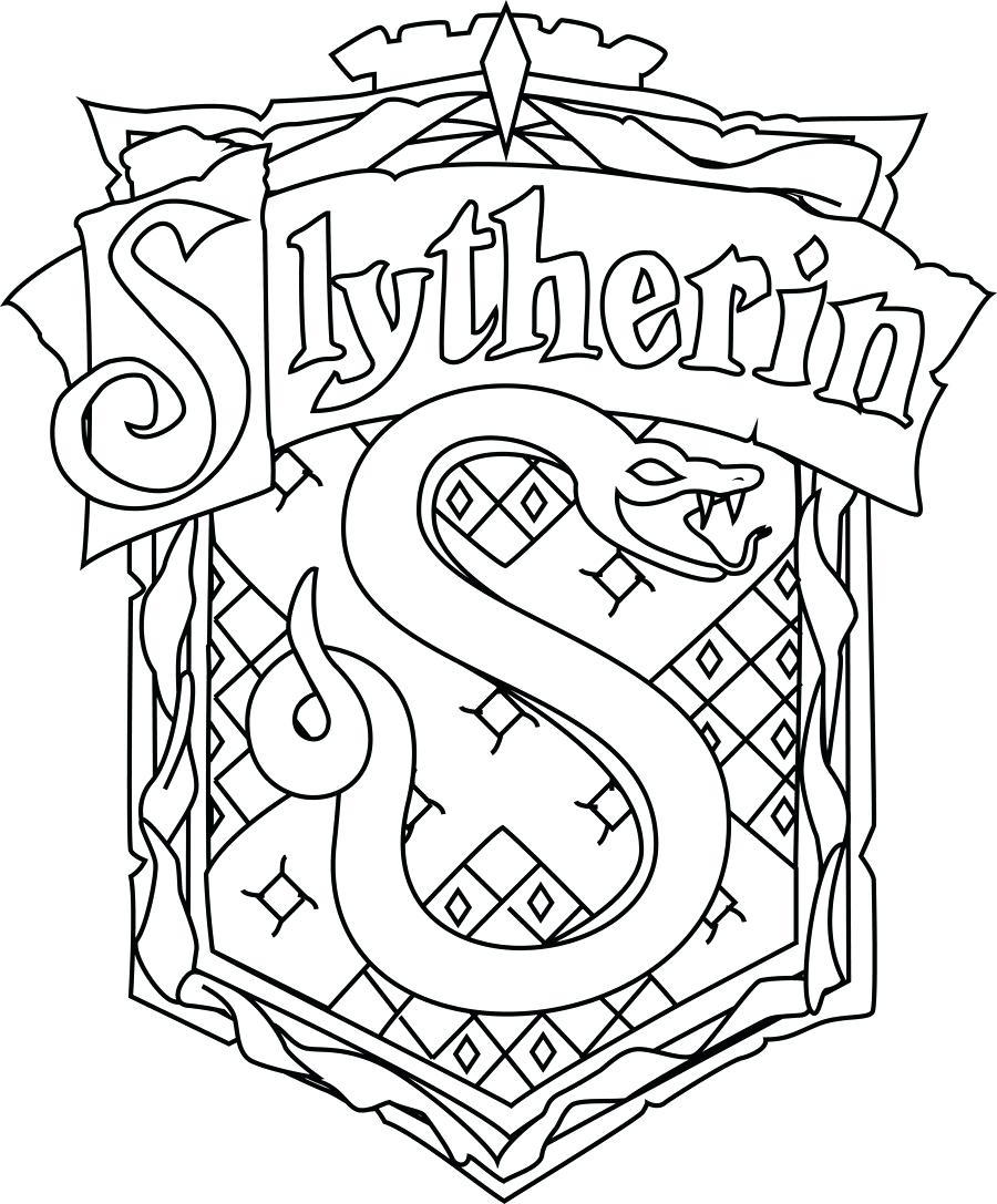900x1087 Unique Harry Potter House Coloring Pages Design Free Coloring Book