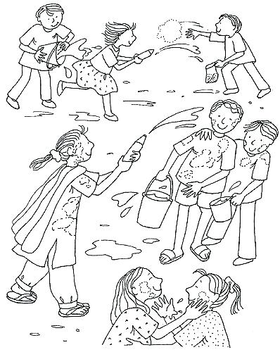 398x500 Holi Coloring Pages Coloring Pages Coloring Sheets Festival
