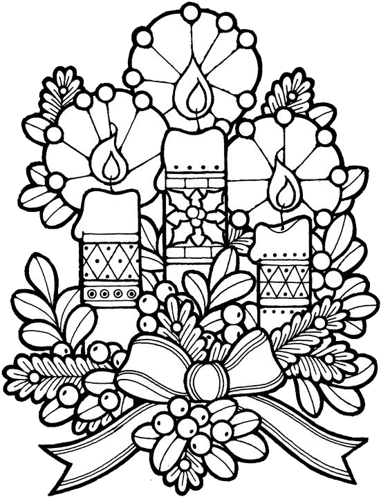 551x720 Holiday Coloring Pages For Adults Color Bros