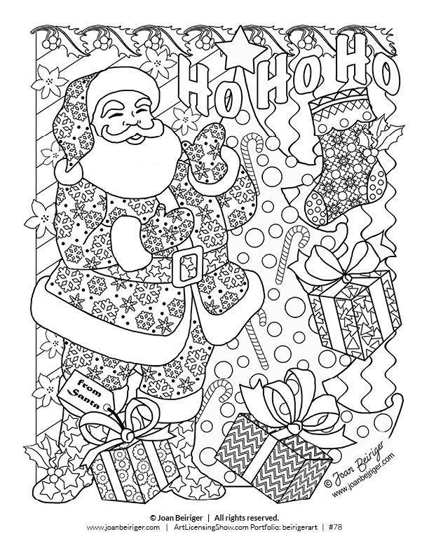 612x792 Free Page Holiday Coloring Book Coloring Books, Holidays