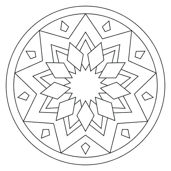 564x564 Coloring Pages Of Mandalas Online Mandala Coloring Pages Holiday