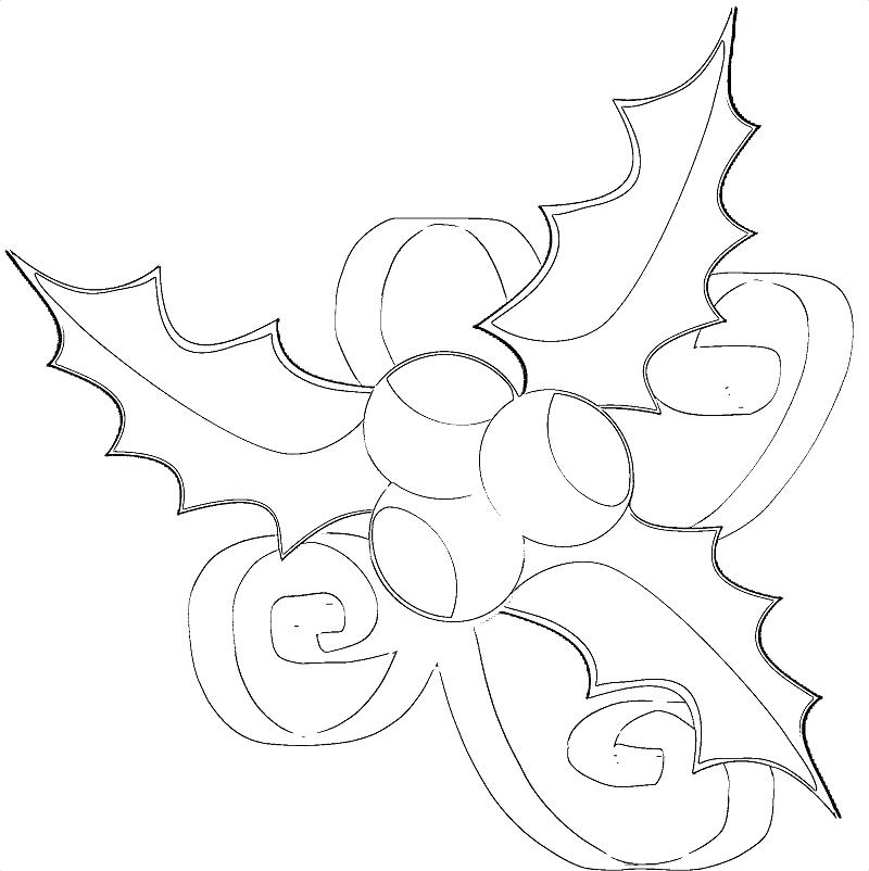 800x802 Holly Coloring Page Coloring Pages Leaves Fall Leaves Coloring