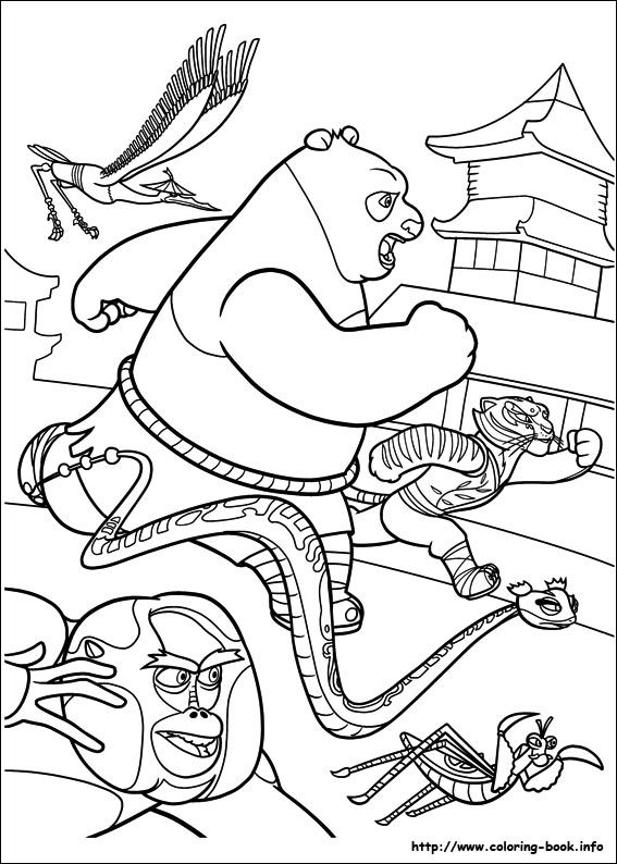 567x794 Kung Fu Panda Coloring Picture Home Ed Bookmovie Themed