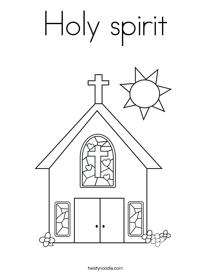 685x886 Holy Spirit Coloring Page