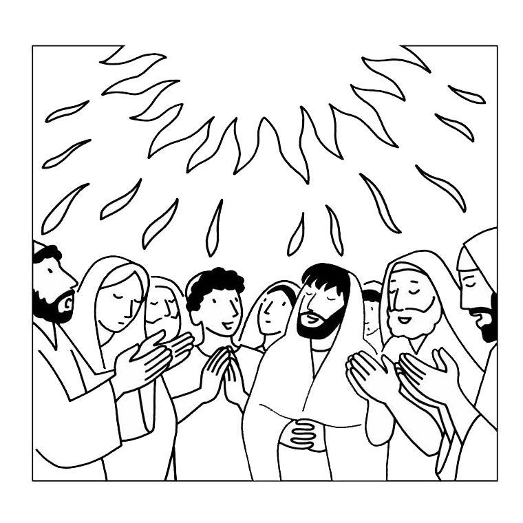 760x760 On Holy Spirit Coloring Pages