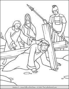 236x305 Stations Of The Cross Coloring Pages