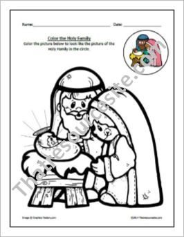 266x343 Copy It Coloring Page Of The Holy Family
