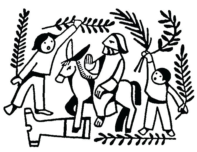 671x517 Holy Week Coloring Sheets Hosanna Coloring Pages Catholic Holy