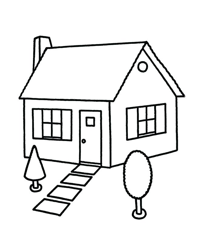 670x820 Home Coloring Pages Cool House Coloring Page For Coloring Pages