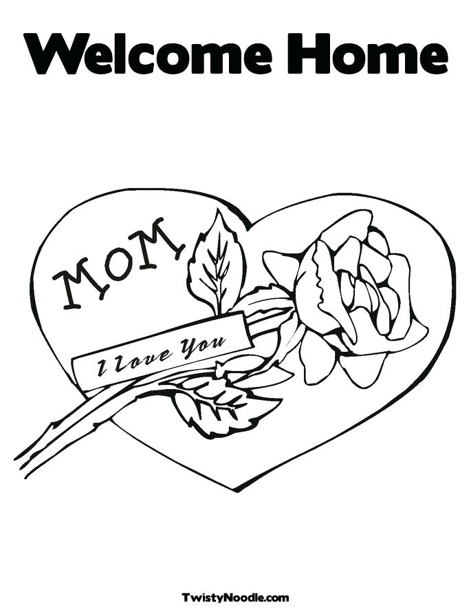 685x886 Home Coloring Pages Welcome Home Coloring Pages Kids