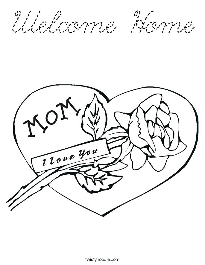 685x886 Home Coloring Page Welcome Home Coloring Pages Welcome Home