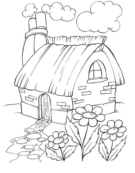 472x604 Home Coloring Pages Animal Coloring Pages A Sweet Home Coloring