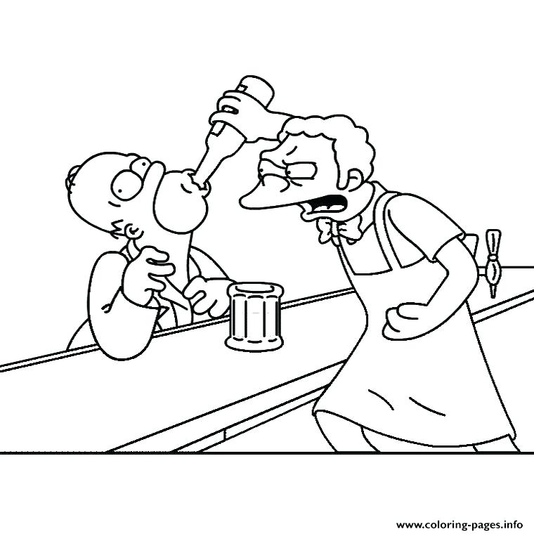 760x760 Homer Simpson Colouring Pages Kids Coloring Print Coloring Pages