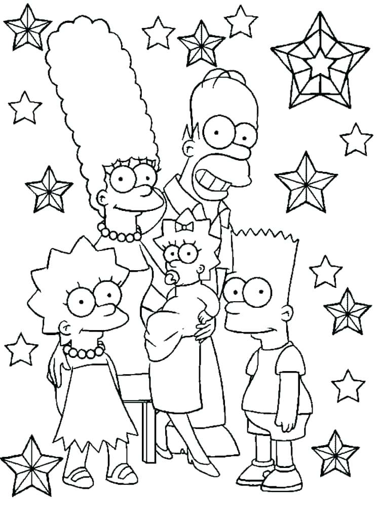 750x1000 Homer Simpson Coloring Pages