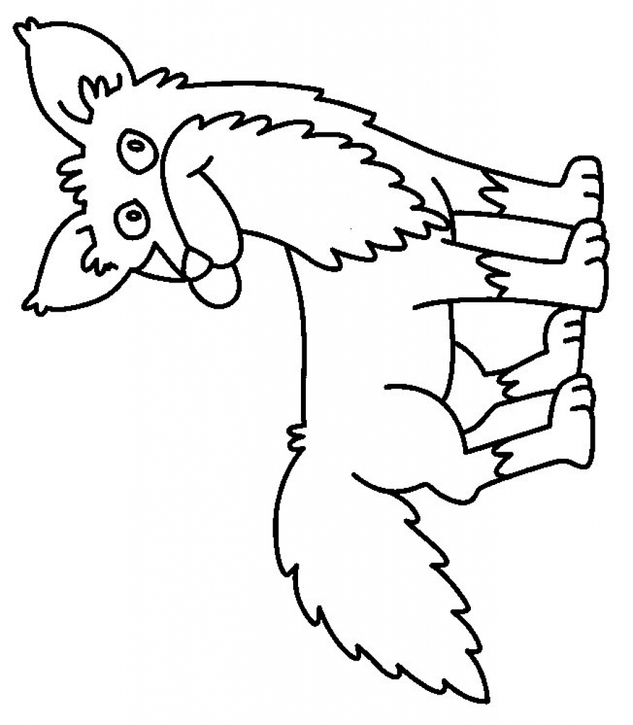 894x1024 Fox In Socks Coloring Page