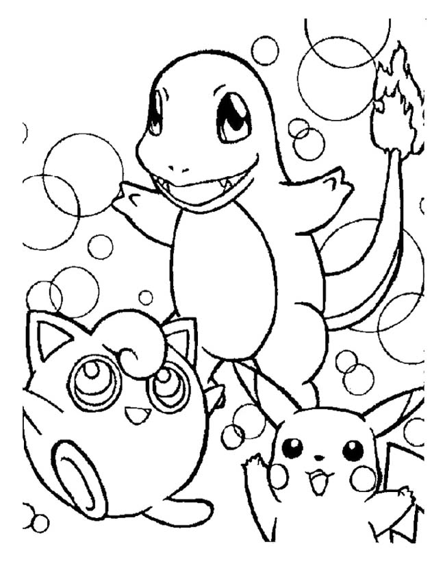 650x823 Pikachu And Friends Coloring Page Pokemon Coloring Pages