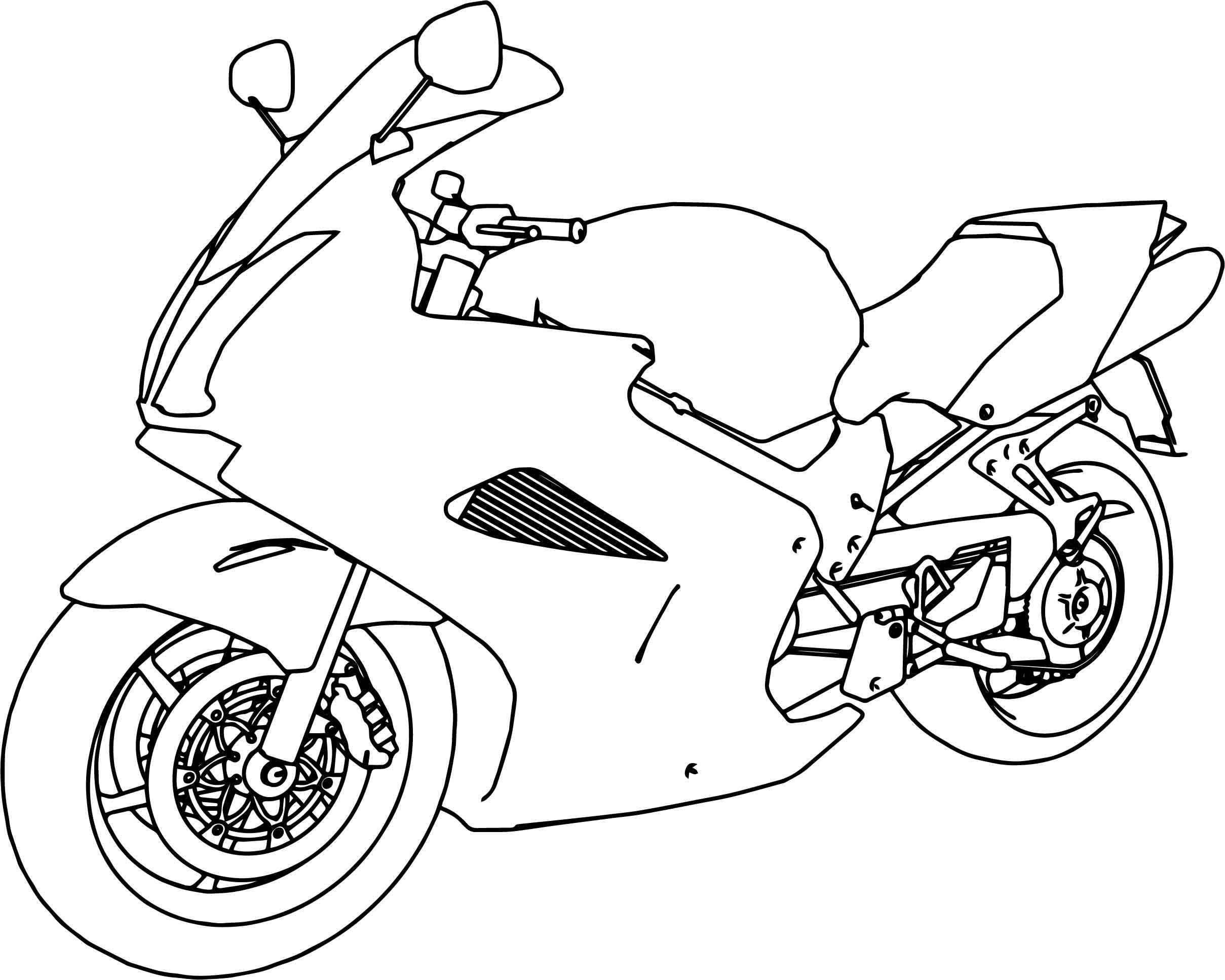 2418x1934 Appealing Bikes Honda Vfr Interceptor Motorcycle Coloring Page