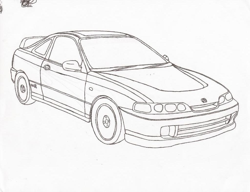 1024x787 Honda Coloring Pages
