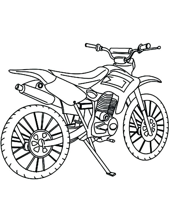 600x775 Dirt Bike Color Pages Dirt Bike Coloring Page Coloring Pages