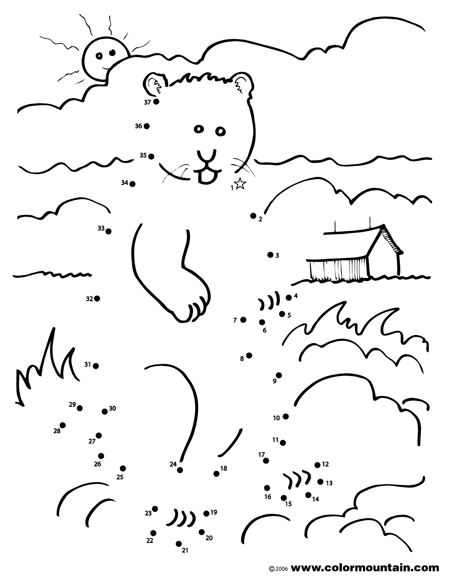 1800x2329 Guaranteed Groundhog Day Coloring Sheets Pages