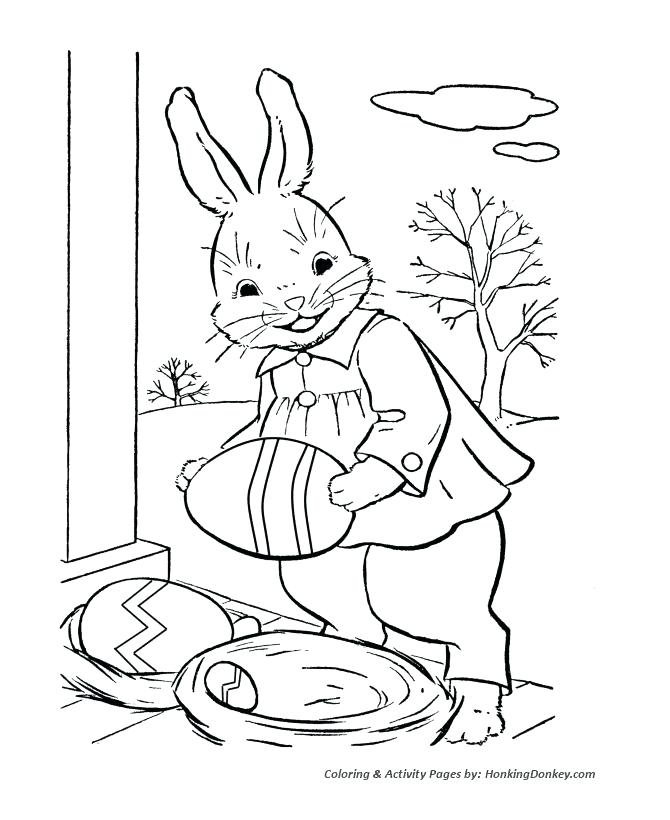670x820 Honesty Coloring Page Egg Coloring Pages Bunny Collecting Eggs