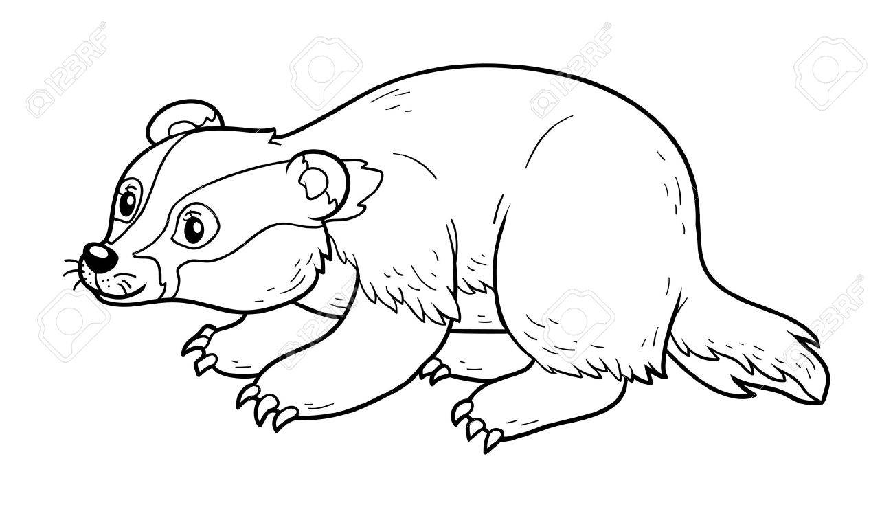 1300x754 Launching Honey Badger Coloring Page American
