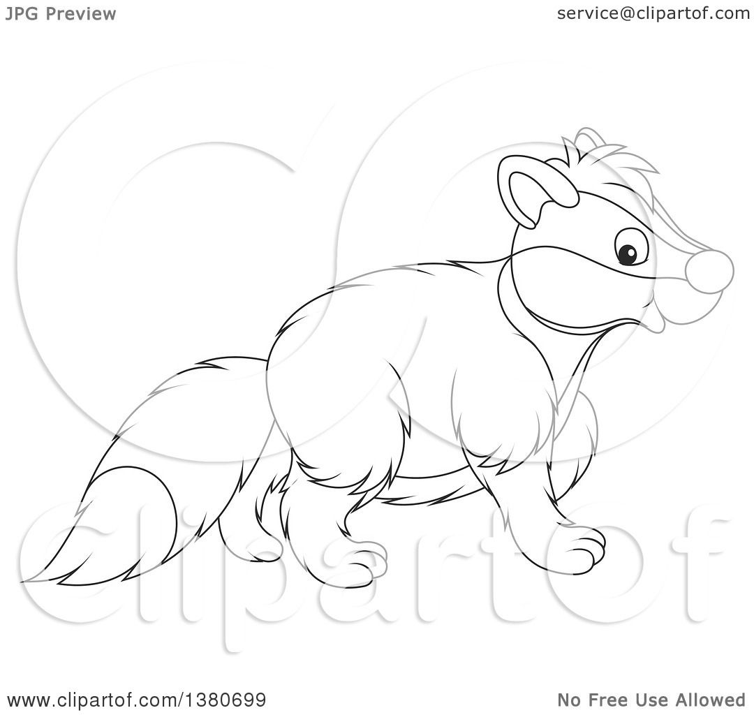 1080x1024 Reward Honey Badger Coloring Page Drawing At G