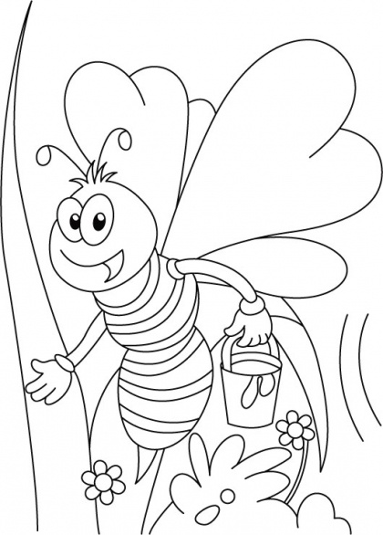 420x586 Best Bee Coloring Pages Images On Bees, Coloring