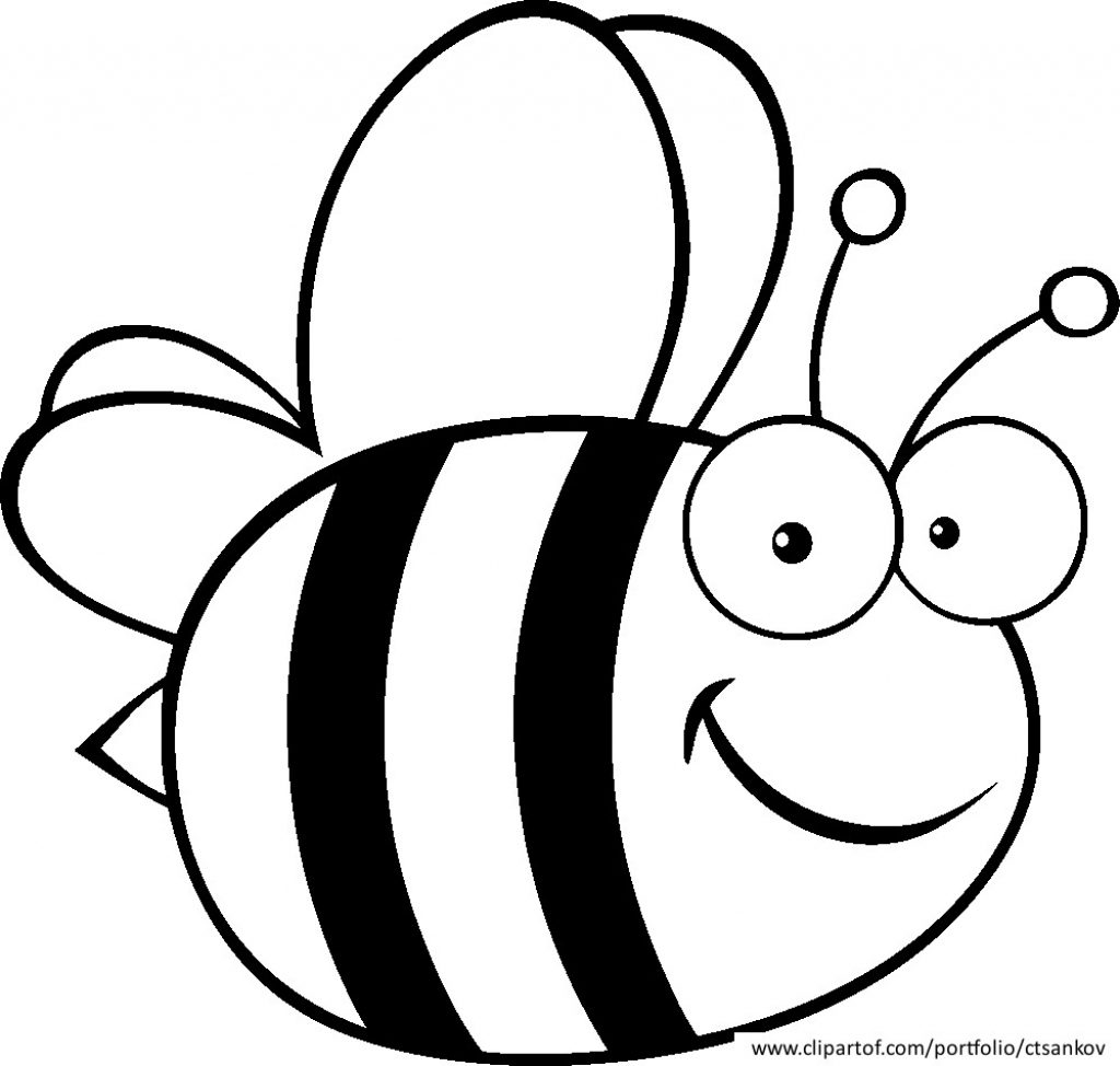 1024x974 Honey Bee Coloring Pages