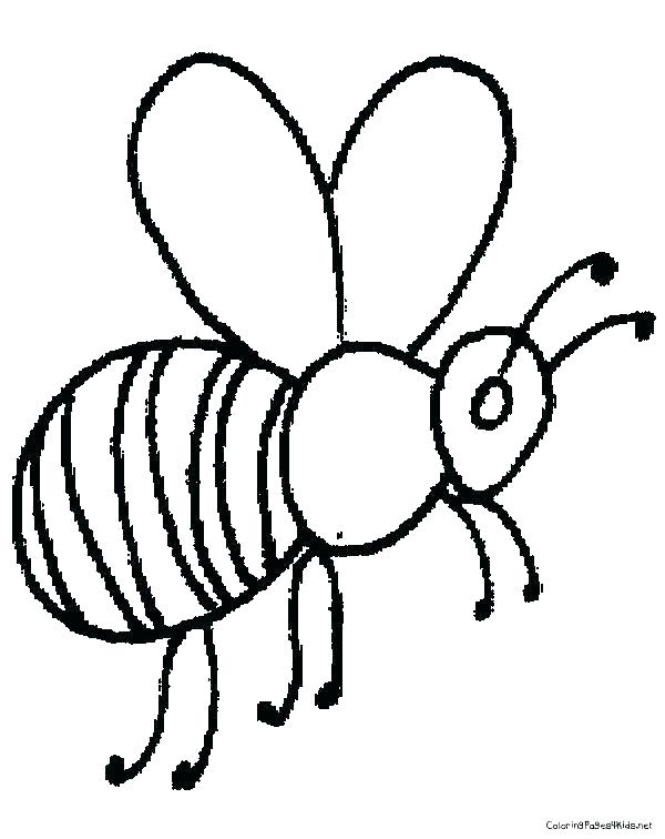 600x756 Bee Coloring Sheet Honey Bee Colouring Sheet Bee Coloring Pictures