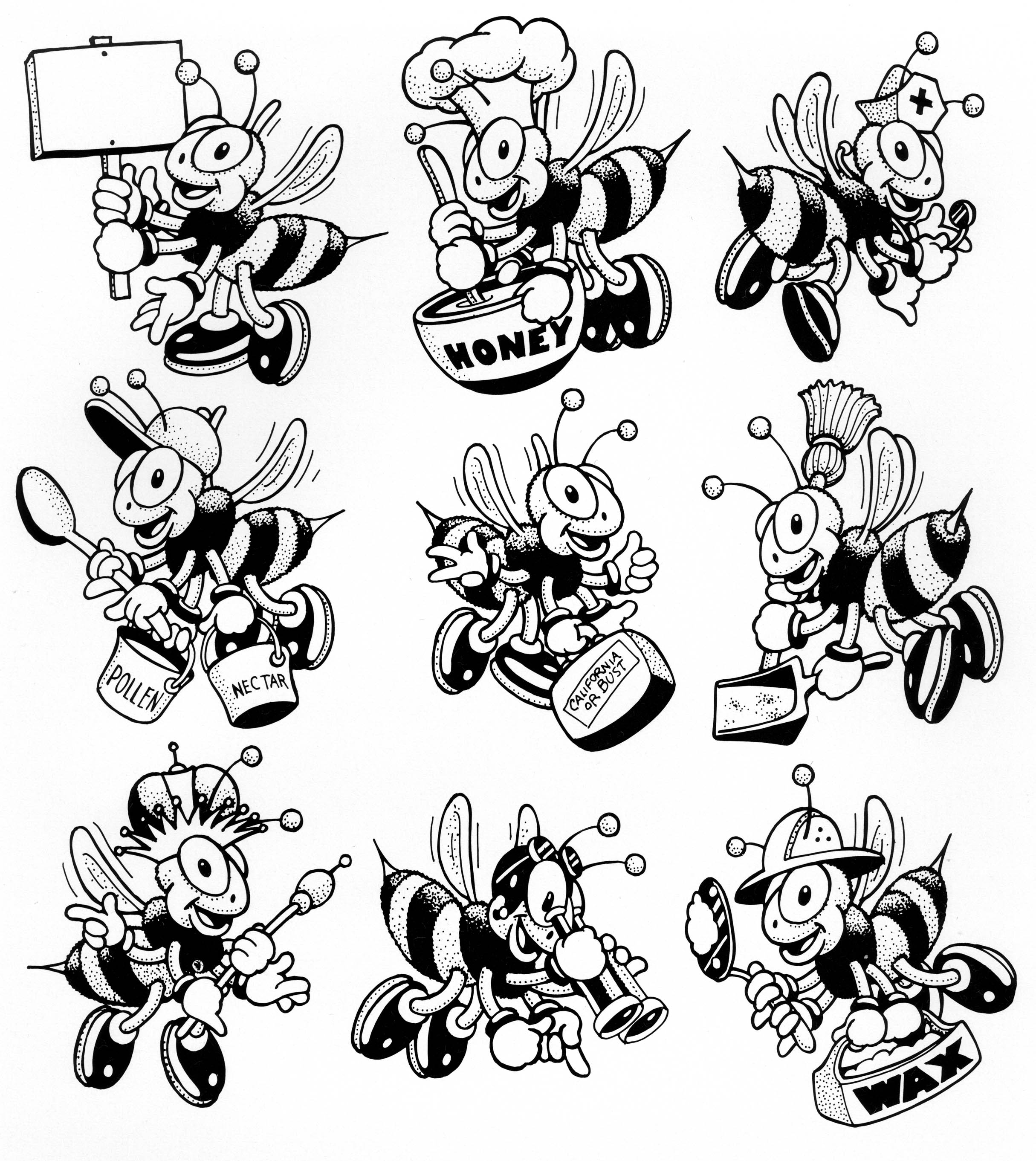 2430x2723 New Honey Bee Free Busy Bees Coloring Page Free Coloring Pages