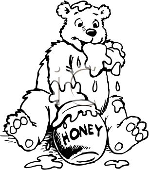 306x350 Honey Pot Coloring Page Free Coloring Pages