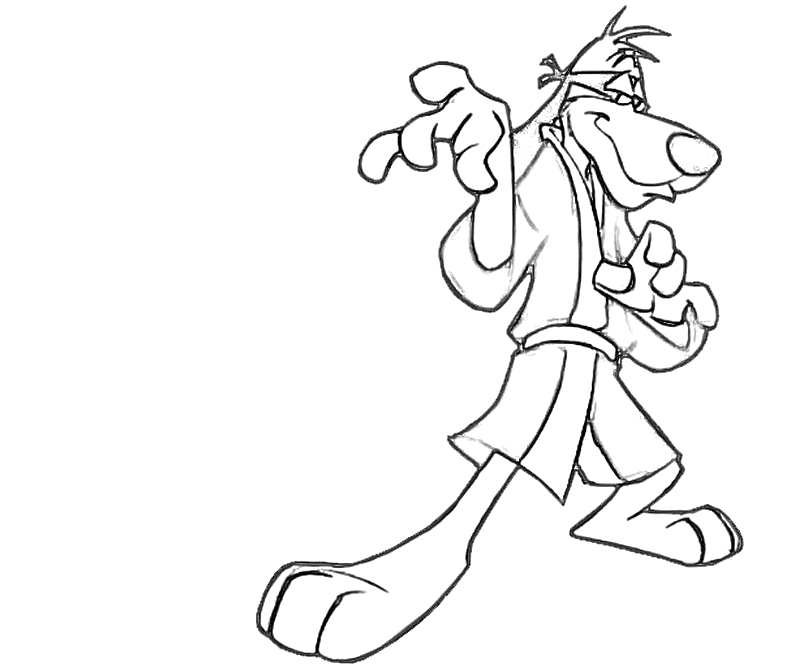 800x667 Hong Kong Phooey Coloring Crafty Teenager