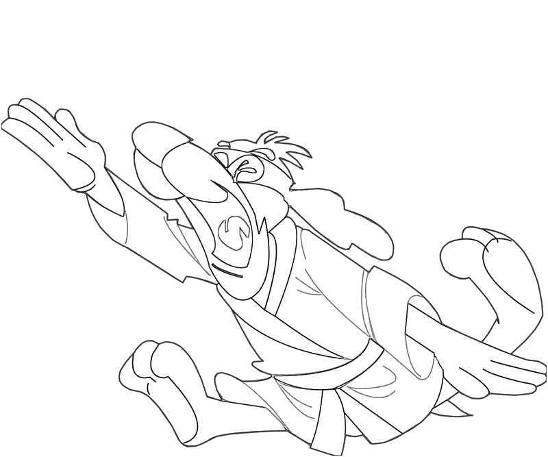 800x667 Hong Kong Phooey Coloring Crafty Teenager