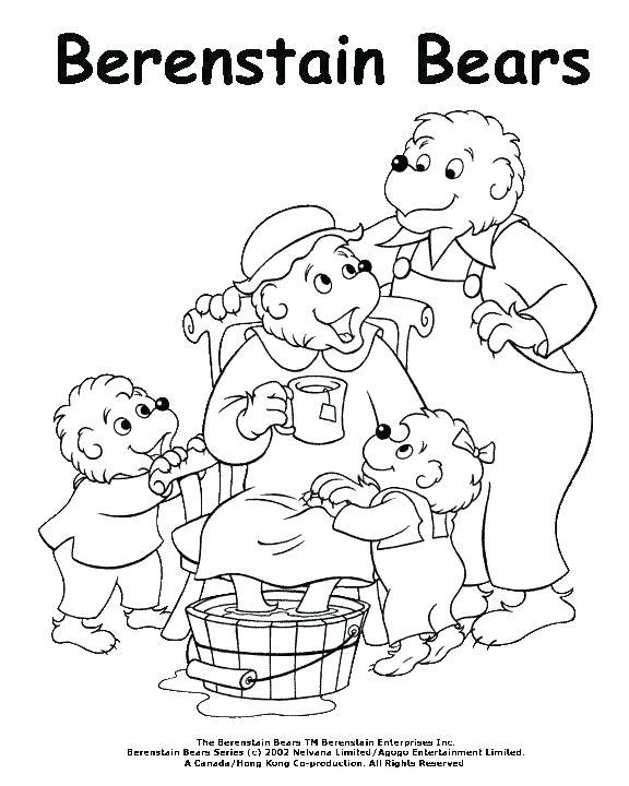 576x720 Bears Go To School Coloring Pages Best Images On Free Coloring