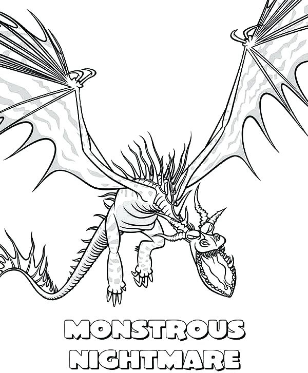 600x727 How To Train Your Dragon Coloring Page Murs